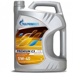 Motorový olej Gazpromneft Premium C3 5W-40 5L