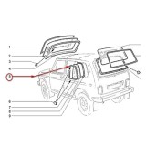 Klin tesnenia bočného skla 2131-5403136