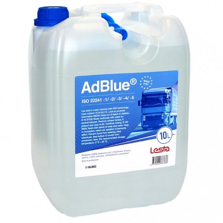 Agrola AdBlue 10 Litri Con Tubo Di Riempimento - Soluzione Urea Per Veicoli Diesel Con Sistema SCR, Norma DIN 70070