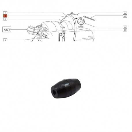 Kolík/oddeľovač oleja a olejového filtra 21214-1014295